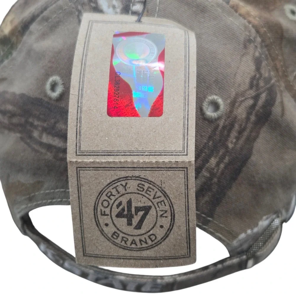 K-State Wildcats Youth Camo Hat Realtree Adjustable Cap Purple Strapback New NWT